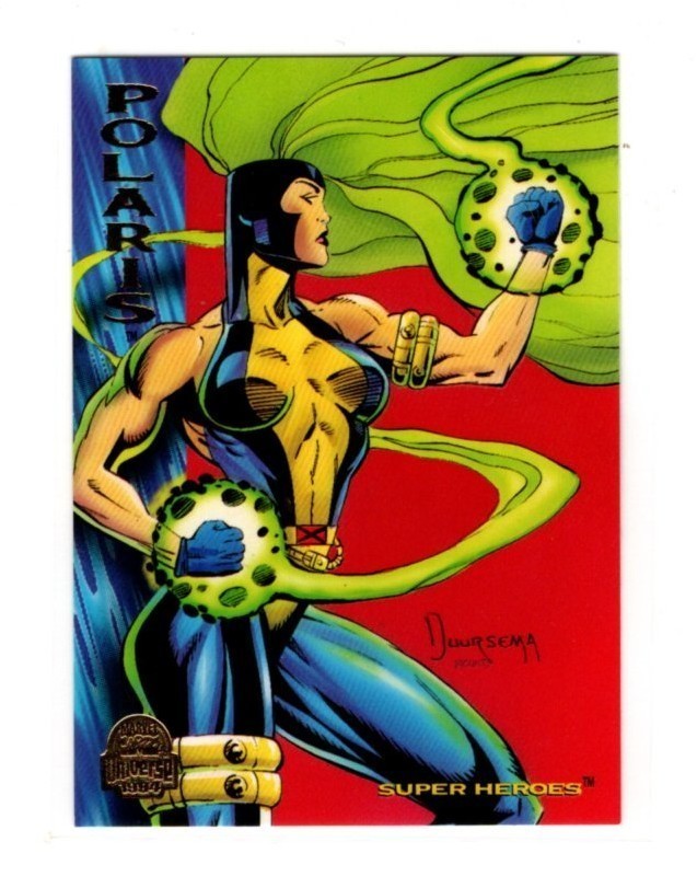 Polaris #111 Marvel 1994 Universe trading card — raw and PSA graded price guide
