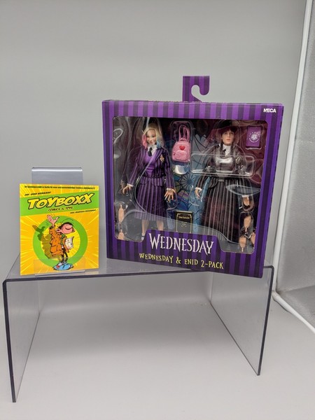 Neca Wednesday 2Er Pack Wednesday Addams (Nevermore Uniform) And Enid 20 Cm 2C-image