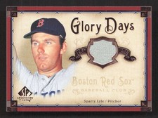 2005 SP Legendary Cuts Sparky Lyle -SL Glory Days Material Boston Red Sox TV2621