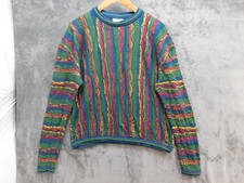 Vintage Coogi Sweater M Australia 3D Knit Biggie 90s Hip Hop Knit