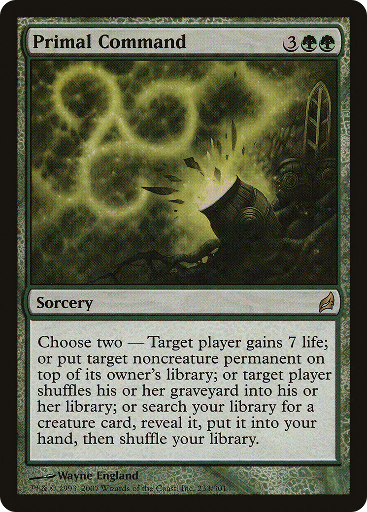 Primal Command (233) Lorwyn MTG Magic the Gathering NM