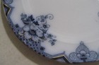 Antique “HOLLINSHEAD & KIRKHAM” Porcelain Dinner Plate – Flow Blue – Cambridge — photo 7