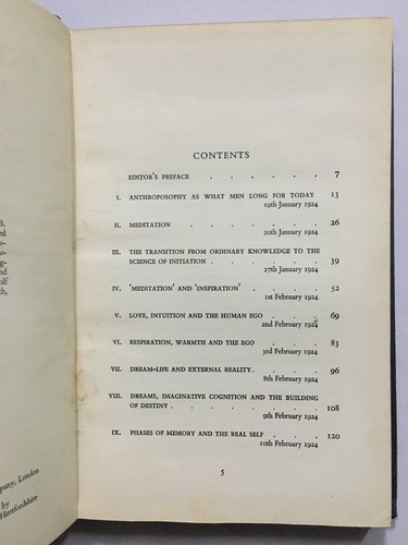 Steiner, Rudolf: Anthroposophie. Eine Einführung. Neun Vorträge gehalten. 1961 - Bild 3 von 9