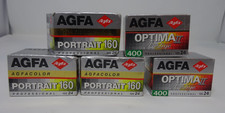 5x AGFA Portrait 160  Optima II Prestige Color Film ISO 160 36 Expired 2001