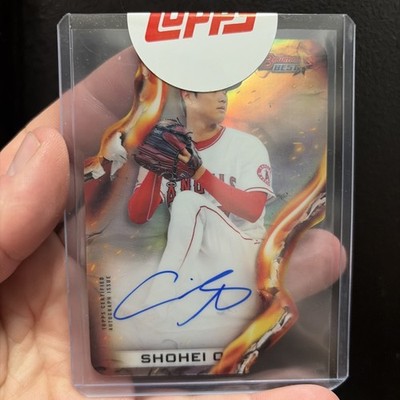 2021 Bowman's Best  SHOHEI OHTANI Heatwave Ref SP On Card Auto /150 Uncirculated