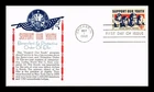 DR JIM STAMPS US COVER B P O E ELKS SUPPORT OUR YOUTH FDC KHOL KRAFT CACHET