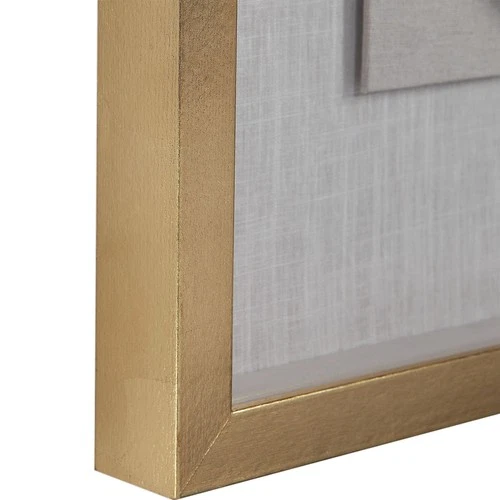 Uttermost 04187 Gold Keeva 19-3/4" X 19-3/4" Minerals & Rocks Shadow Box - Picture 7 of 9