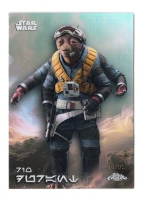 2025 Topps Star Wars Chrome Rio Durant Aurebesh Parallel #AV-156 11/99