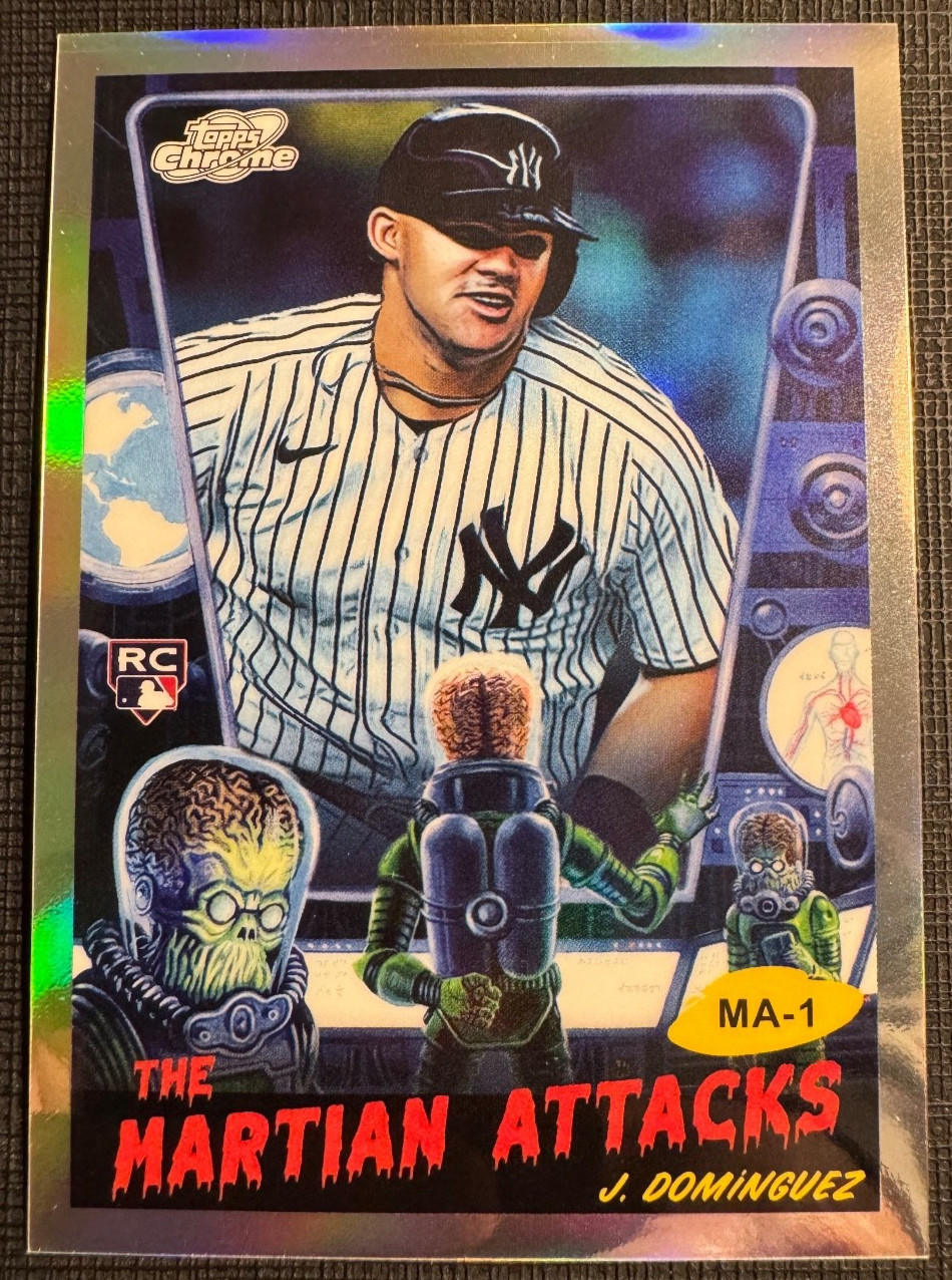 2024 Topps Cosmic Chrome Jasson Dominguez The Martian Attacks TMA-1 RC ROOKIE