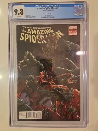 Amazing Spider-Man 691 Kubert Variant CGC 9.8 Marvel Comics 2012