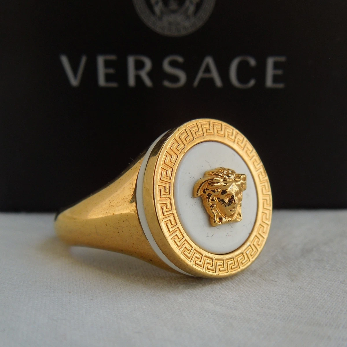 Versace Gold Rings for Men for sale | eBay