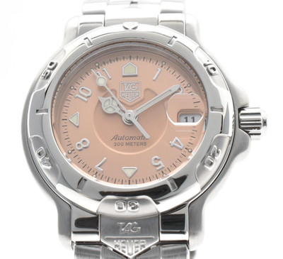 TAG Heuer 6000 WH2315-2 Pink Dial Date 28mm Automatic Women's Watch