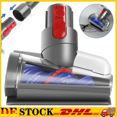Upgrade Mini Elektrobürste für Dyson V7 V8 V10 V11 V15, Anti-Tangle Turbinendüse