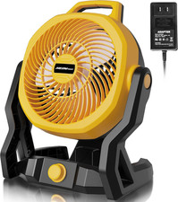 Battery Powered Fan Compatible with Dewalt 20V Max Battery Travel Camping Fan