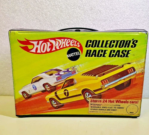 Vintage 1969 Hot Wheels Collector's Race Case with Trays #4976 Holds 24 Cars