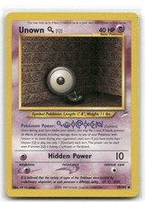 Unown [Q] Unlimited Neo Destiny 59/105 MP Pokemon on eBay