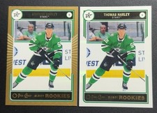2020-21 Upper Deck O-Pee-Chee Glossy Rookies #R-16 Thomas Harley Bronze + Base