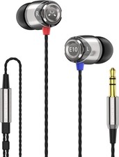 SoundMAGIC E10 In-Ear Earphones Earbuds IEM Headphones wired 3.5mm plug GUNMETAL