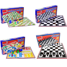 Classic Family Board Game Choice Chess Ludo Draughts Snakes & Ladders Vintage