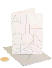 Papyrus Graduation Card Congratulations "so, so happy for you" 