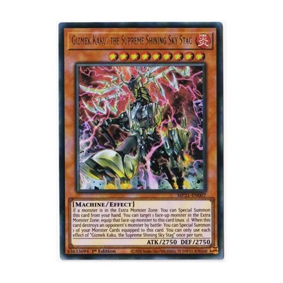 Yu-Gi-Oh TCG MP21-DE007 UR Gizmek Kaku, der Supreme Shining Sky Hirsch 2021 Tin of