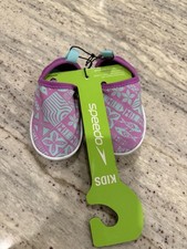 NWT Speedo Girls Kids Small 5/6 Shore Explore Water Shoes