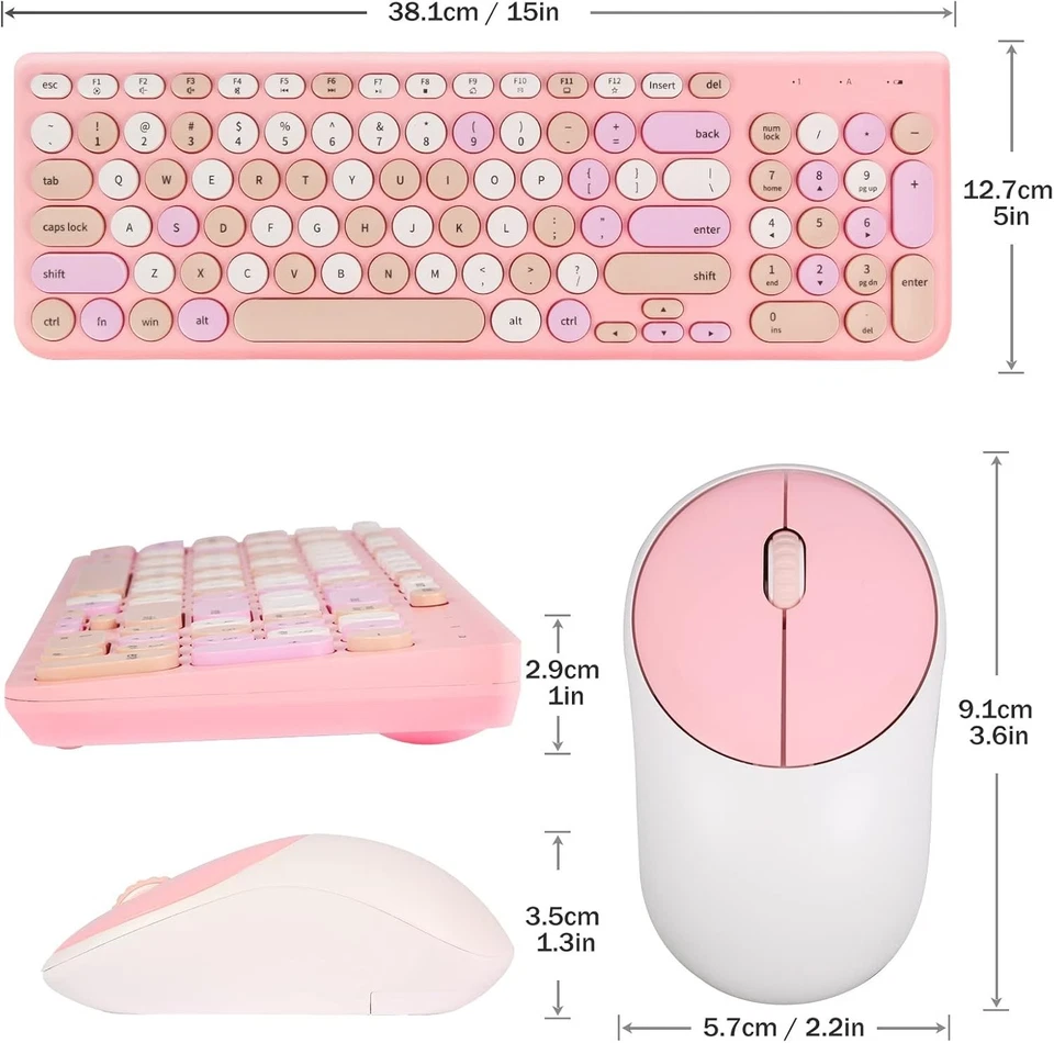 Wireless Keyboard And Mouse Combo Model: PC403A - Image 2 of 4