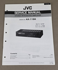 JVC Stereo Integrated Amplifier AX-11 BK Service Manual D-3076