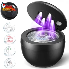 Dental Ultrasonic Retainer Cleaner Machine: 45Khz Dental Cleaning Pod for Dentur