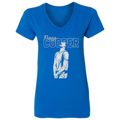Flagg 32 Rookie Tribute Dallas Rising Star Ladies' V-Neck Tshirt