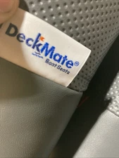 Deckmate Boat Seat Red and Grey
