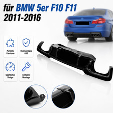 F�r BMW F10 F11 M5 2011-2016 Heckdiffusor Diffusor Hecksch�rze Glanz Schwarz
