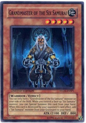 Grandmaster of the Six Samurai - STON-ENSP1 - Super Rare - Limited Edition x1 He