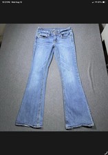 American Eagle Artist Flare Jeans Women 2 Sho...