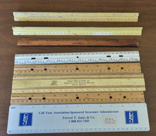 Lot of Vintage Rulers