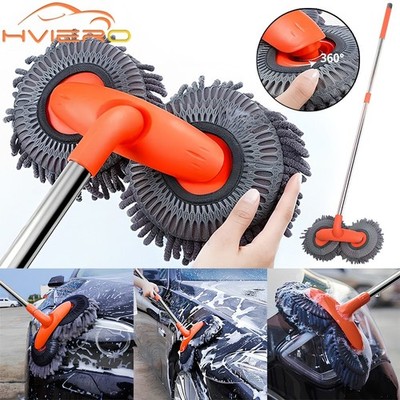 1X Auto Reinigung Waschen Mehrzweck Kit Mikrofaser Bürste Mopp Schwamm Wischen Auto Zuhause