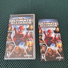 Marvel Ultimate Alliance PlayStation Portable, 2006  BOX  Manual Only 