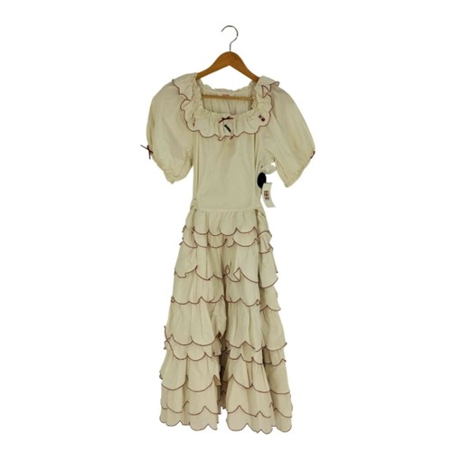 PINK HOUSE Fruit Embroidered Ruffle Dress Women's Used BAZZ-0