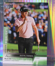 Justin Thomas Season Highlights #76 Upper Deck Golf Card