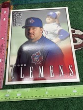 1998 Studio Oversized Portraits 8x10 #21 Roger Clemens Blue Jays 
