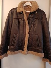 Lammfelljacke leder Lammfell braun Göße 40