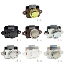 Push Latches Keyless Cupboard Lock Push Button Latches for Campers Furniture