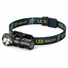 Rechargeable LED Head Torch, Aluminium Alloy Work Light for Camping & Outdoor