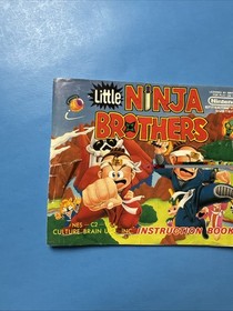 Little Ninja Brothers Nintendo NES Box & Instruction Booklet Only No Cart RARE