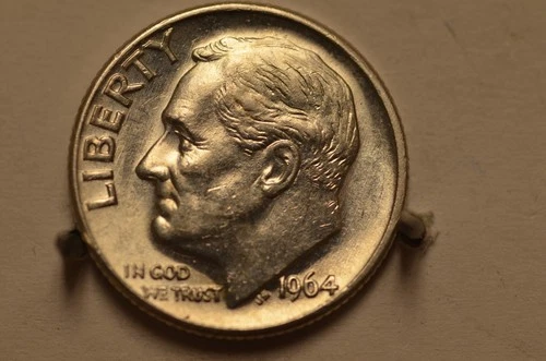 1964-D Roosevelt Dime (BU/UNC) (90% Silver Item #6986