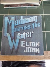 Elton John Madman Across The Water 1971 Gatefold LP UNI Stereo VG - Vintage Slee