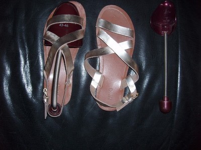 MANGO Sandalen Gr 36 Kid`s Rimchen Zuckersüss Rosa flach 2 x angehabt neuwertig