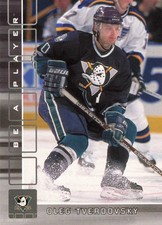 Oleg Tverdovsky 2001-02 Be a Player Memorabilia #87 Anaheim Mighty Ducks Hockey