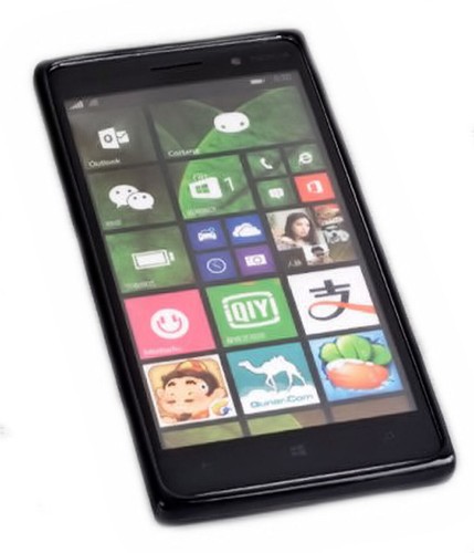 Funda protectora de silicona de poliuretano termoplástico para móvil en negro para Nokia Lumia 830 - Imagen 10 de 12