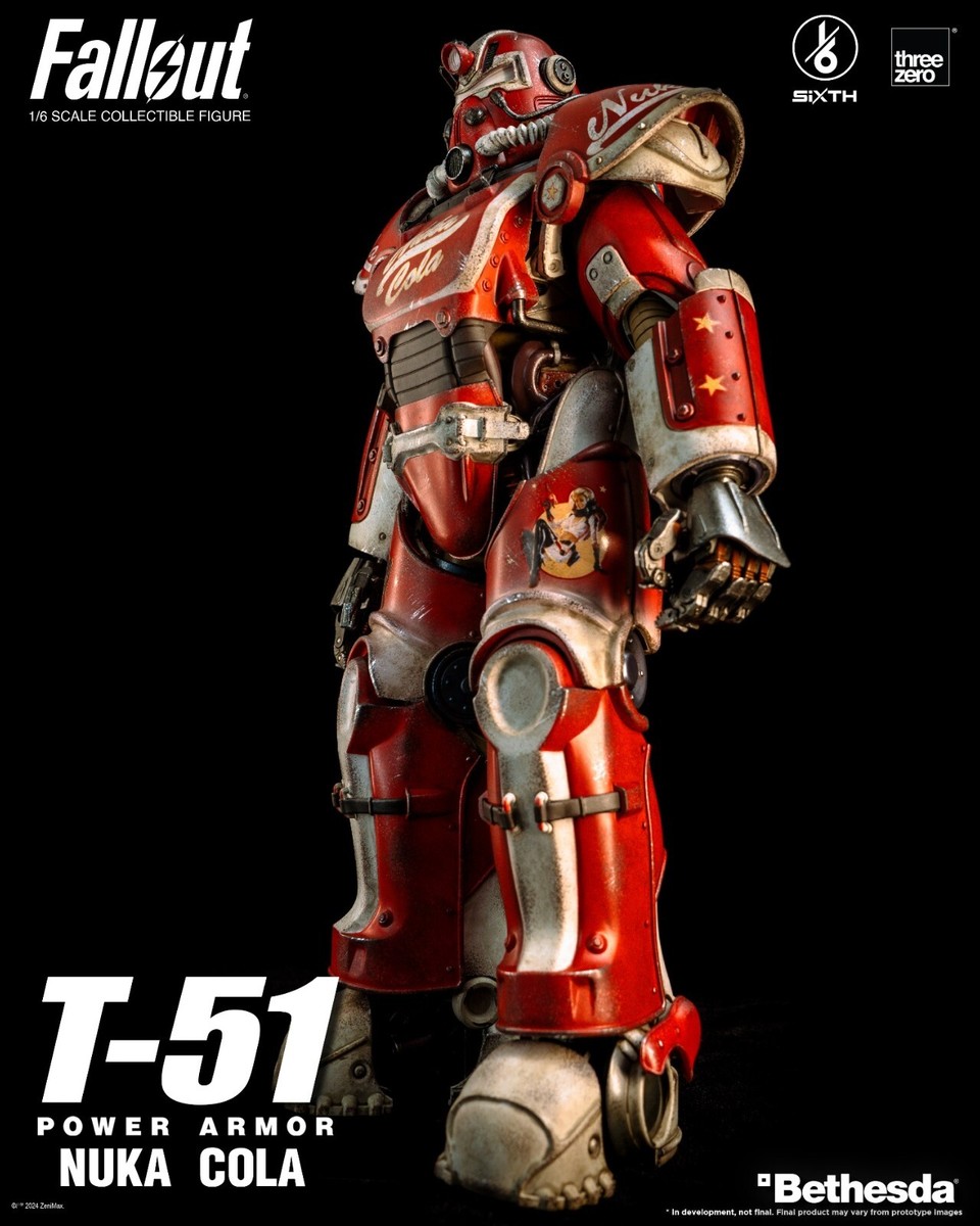 ThreeZero 3Z07730W0 1/6 Fallout T-51 Nuka Cola Power Armor